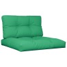 Coussins de palette lot de 2 vert tissu 556322556322