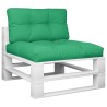 Coussins de palette lot de 2 vert tissu 556322556322