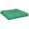 Coussins de palette lot de 2 vert tissu 556322556322