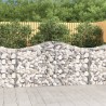 Paniers à gabions arqués 5 pcs 200x30x100/120 cm Fer galvanisé 556324556324
