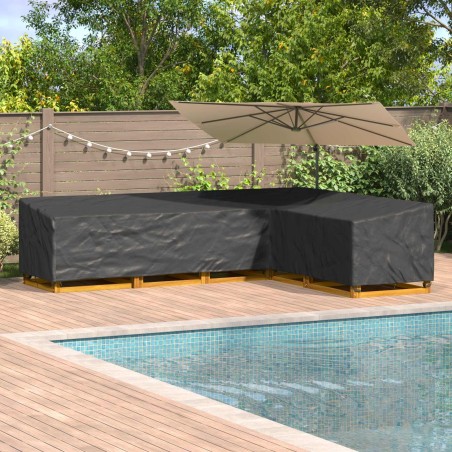 Housse pour meubles Noir 355 x 275 x 80 cm Tissu Oxford 600D 556327556327