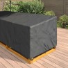 Housse pour meubles Noir 355 x 275 x 80 cm Tissu Oxford 600D 556327556327