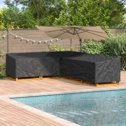 Housse pour meubles Noir 355 x 275 x 80 cm Tissu Oxford 210D 556328556328
