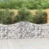 Paniers à gabions arqués 8 pcs 200x30x80/100 cm Fer galvanisé 556334556334