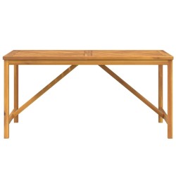 Table à manger de jardin 150x90x74 cm bois d'acacia solide 556341556341
