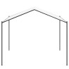 Pavillon Blanc 4 x 4 x 2,6 m Acier et Polyester 556347556347