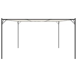 Belvédère blanc 4x4 m 180 g/m² tissu et acier 556349556349