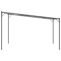 Belvédère blanc 4x4 m 180 g/m² tissu et acier 556349556349