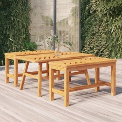 Table basse 100x50x45 cm bois massif d'acacia 556364556364