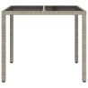 Table de Jardin Gris 90 x 90 x 75 cm polyrotin 556365556365