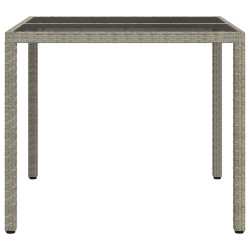 Table de Jardin Gris 90 x 90 x 75 cm polyrotin 556365556365