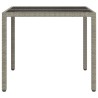 Table de Jardin Gris 90 x 90 x 75 cm polyrotin 556365556365