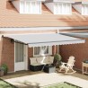 Cadre de store rétractable Anthracite 500 × 300 cm Aluminium 556368556368