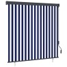 Store enrouleur Bleu et Blanc 180 x 250 cm Tissu et Aluminium 556370556370