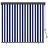 Store enrouleur Bleu et Blanc 180 x 250 cm Tissu et Aluminium 556370556370