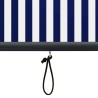 Store enrouleur Bleu et Blanc 180 x 250 cm Tissu et Aluminium 556370556370