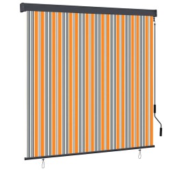 Store enrouleur Jaune et Bleu 180 x 250 cm Tissu et Aluminium 556371556371