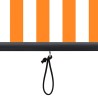 Store enrouleur Blanc et Orange 180 x 250 cm Tissu et Aluminium 556372556372