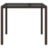 Table de Jardin Marron 90 x 90 x 75 cm polyrotin 556373556373