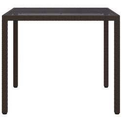 Table de Jardin Marron 90 x 90 x 75 cm polyrotin 556373556373