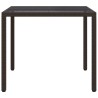 Table de Jardin Marron 90 x 90 x 75 cm polyrotin 556373556373