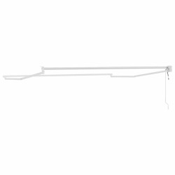 Cadre de store rétractable Blanc 350 x 250 cm Aluminium 556377556377