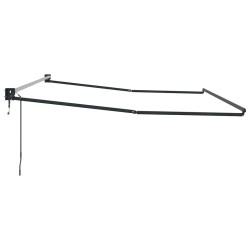 Cadre de store rétractable Anthracite 400 × 300 cm Aluminium 556379556379