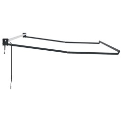 Cadre de store rétractable Anthracite 350 x 250 cm Aluminium 556380556380