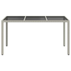 Table de Jardin Blanc 150 x 90 x 75 cm polyrotin 556391556391