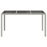 Table de Jardin Blanc 150 x 90 x 75 cm polyrotin 556391556391