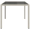 Table de Jardin Blanc 150 x 90 x 75 cm polyrotin 556391556391