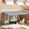 Cadre de store rétractable Blanc 500 × 300 cm Aluminium 556395556395