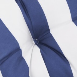 Coussin rond rayure bleue/blanche Ø 100 x11 cm tissu oxford 556396556396