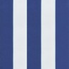 Coussin rond rayure bleue/blanche Ø 100 x11 cm tissu oxford 556396556396