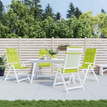 Coussins de chaise à dossier haut lot de 4 vert vif 556399556399