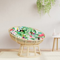 Coussin rond multicolore Ø 100 x11 cm tissu oxford 556407556407