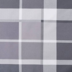 Coussin rond motif à carreaux gris Ø 100 x11 cm tissu oxford 556408556408