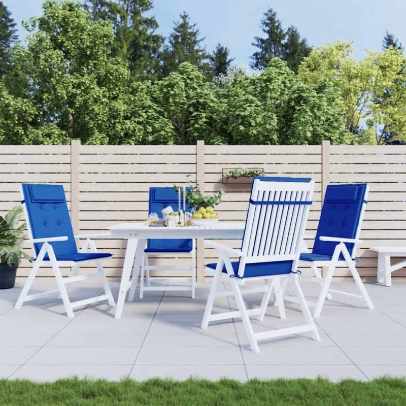 Coussins de chaise à dossier haut lot de 6 bleu royal 556409556409
