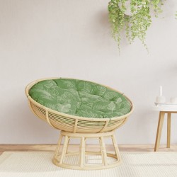 Coussin rond à motif de feuilles Ø 100 x11 cm tissu oxford 556411556411