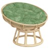 Coussin rond à motif de feuilles Ø 100 x11 cm tissu oxford 556411556411