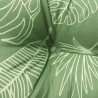 Coussin rond à motif de feuilles Ø 100 x11 cm tissu oxford 556411556411