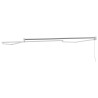 Cadre de store rétractable Blanc 300 x 250 cm Aluminium 556413556413