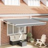 Cadre de store rétractable Blanc 350 x 250 cm Aluminium 556414556414
