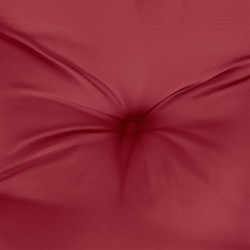 Coussin rond rouge bordeaux Ø 60 x11 cm tissu oxford 556415556415