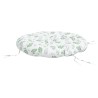 Coussin rond à motif de feuilles Ø 100 x11 cm tissu oxford 556417556417