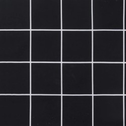 Coussin rond motif à carreaux noir Ø 100 x11 cm tissu oxford 556418556418