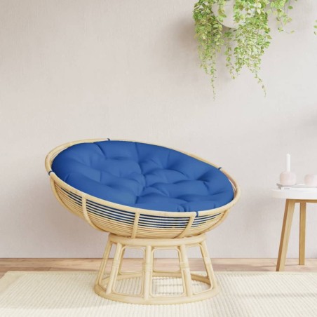 Coussin rond bleu royal Ø 100 x11 cm tissu oxford 556419556419