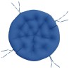 Coussin rond bleu royal Ø 100 x11 cm tissu oxford 556419556419