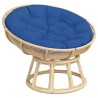 Coussin rond bleu royal Ø 100 x11 cm tissu oxford 556419556419
