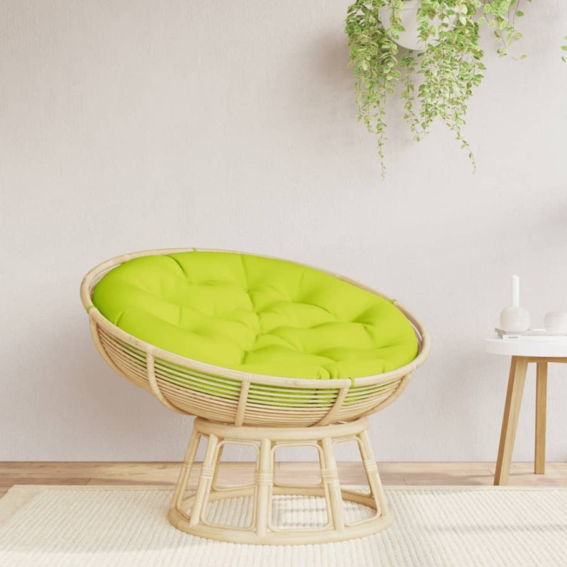 Coussin rond vert vif Ø 100 x11 cm tissu oxford 556420556420